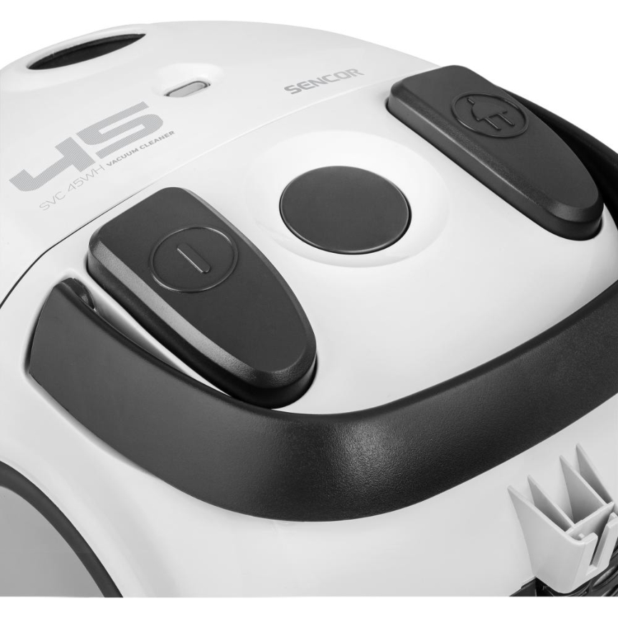 Sencor - Прахосмукачка с торбичка 1,5 l 850W/230V бял