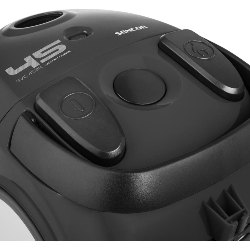 Sencor - Прахосмукачка с торбичка 1,5 l 850W/230V черен