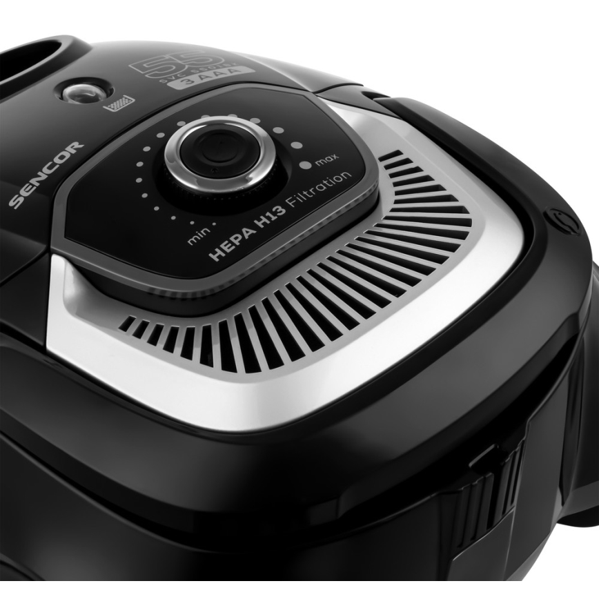 Sencor - Прахосмукачка с торбичка 2 л 700W/230V черна