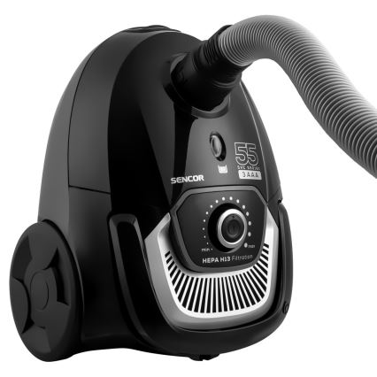Sencor - Прахосмукачка с торбичка 2 л 700W/230V черна