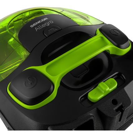 Sencor - Прахосмукачка без торбичка 1,5л 890W/230V зелена/черна