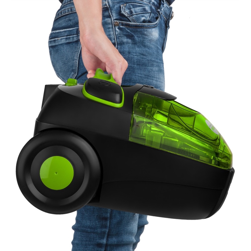 Sencor - Прахосмукачка без торбичка 1,5л 890W/230V зелена/черна