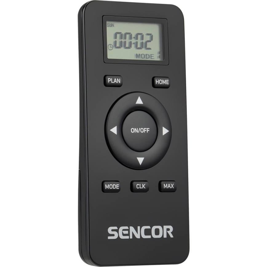Sencor - Прахосмукачка робот с моп 2в1 25W 2600 mAh черна/сребриста + дистанционно