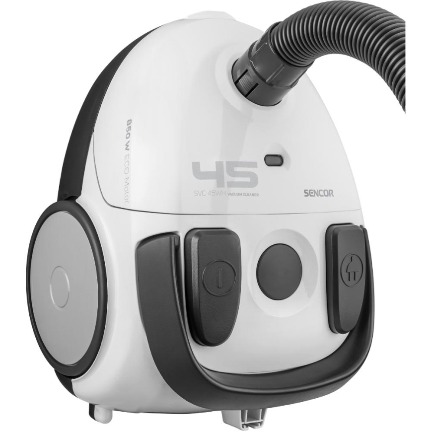 Sencor - Прахосмукачка с торбичка 1,5 l 850W/230V бял