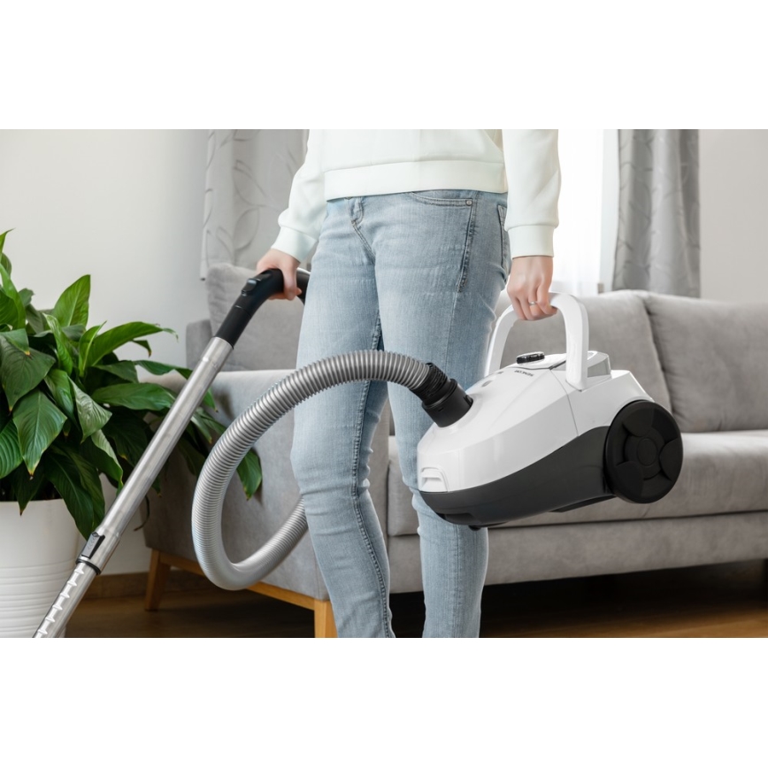 Sencor - Прахосмукачка с торбичка 2 л 700W/230V бяла