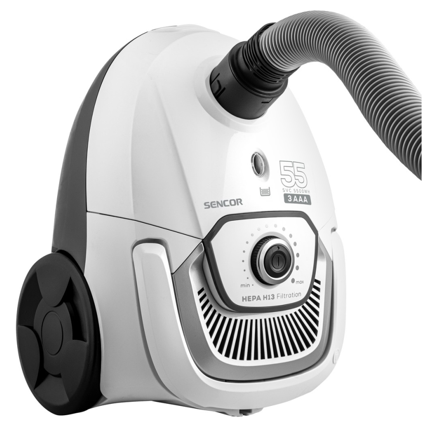 Sencor - Прахосмукачка с торбичка 2 л 700W/230V бяла