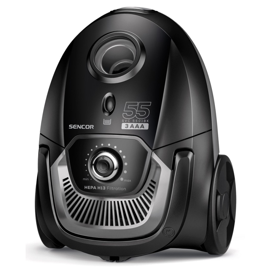 Sencor - Прахосмукачка с торбичка 2 л 700W/230V черна