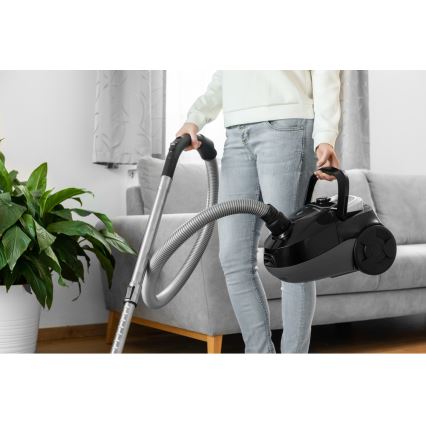Sencor - Прахосмукачка с торбичка 2 л 700W/230V черна