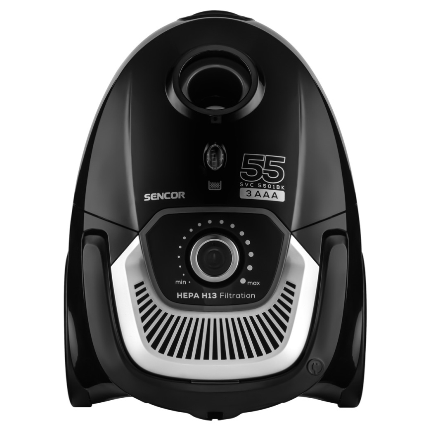 Sencor - Прахосмукачка с торбичка 2 л 700W/230V черна