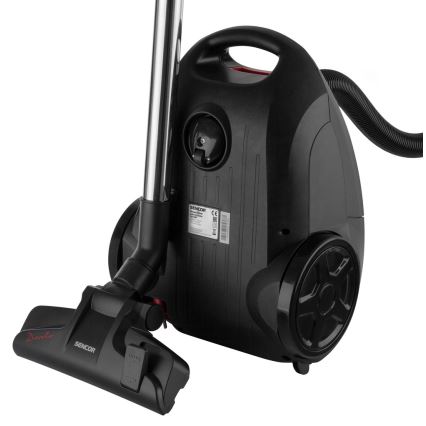 Sencor - Прахосмукачка с торбичка 3л 700W/230V черна/червена