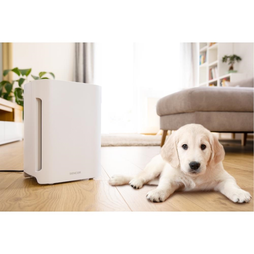 Sencor - Пречиствател на въздуха 60W/230V бял