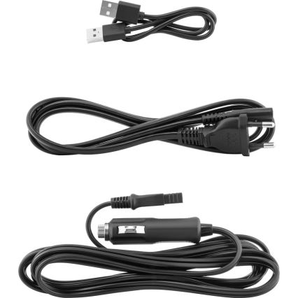 Sencor - Преносим автомобилен хладилник 30л 55W/5V/12V/230V зелен/бял