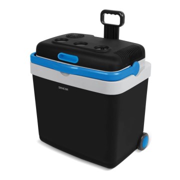 Sencor - Преносим хладилник за кола 33 л 60W/12V/230V черен
