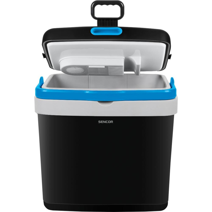 Sencor - Преносим хладилник за кола 33 л 60W/12V/230V черен