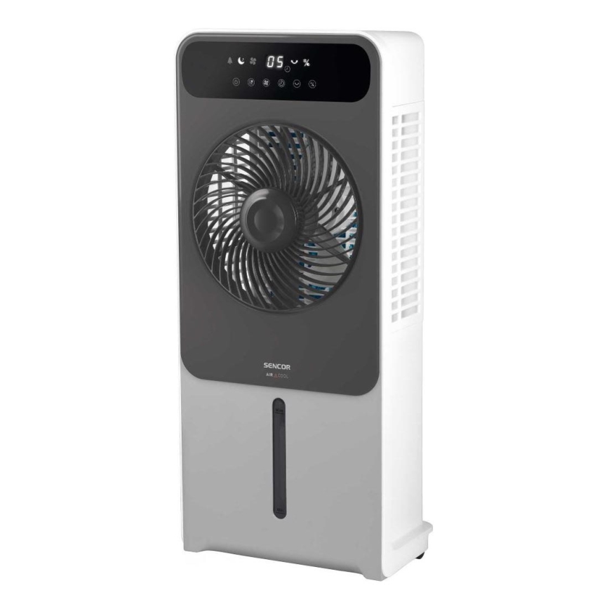 Sencor - Преносим охладител за въздух 28W/230V сив + дистанционно управление