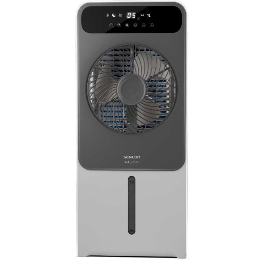 Sencor - Преносим охладител за въздух 28W/230V сив + дистанционно управление