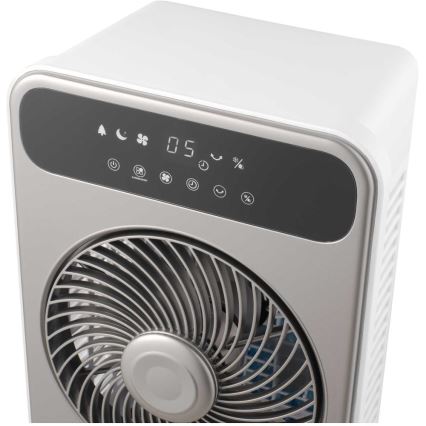 Sencor - Преносим охладител за въздух 28W/230V сив + дистанционно управление