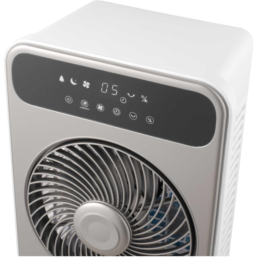 Sencor - Преносим охладител за въздух 28W/230V сив + дистанционно управление