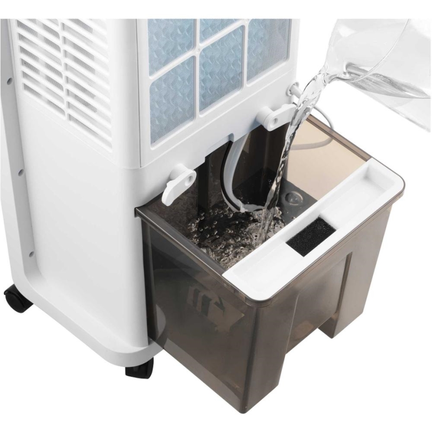 Sencor - Преносим охладител за въздух 28W/230V сив + дистанционно управление