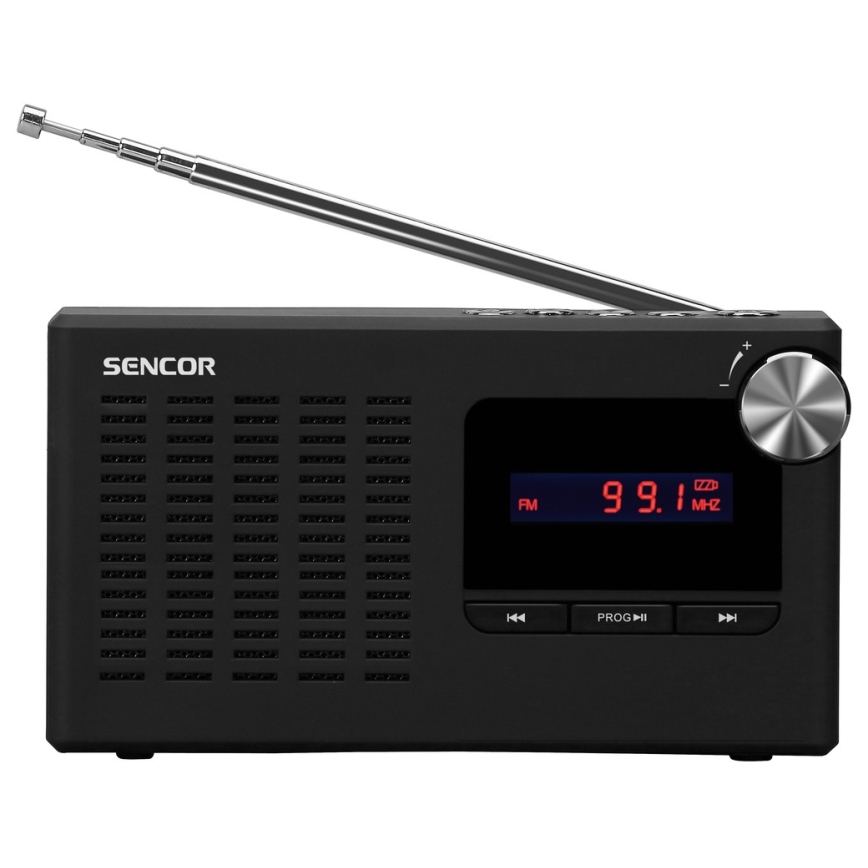 Sencor - Преносим PLL FM радиоприемник 5W 800 mAh 3,7V USB и MicroSD