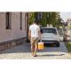 Sencor - Преносим автомобилен хладилник 22л 45W/12V оранжев/бял