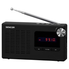 Sencor - Преносим PLL FM радиоприемник 5W 800 mAh 3,7V USB и MicroSD