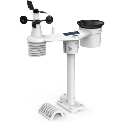 Sencor - Професионална метеостанция с цветен LCD дисплей 5V 1xCR2032 + 3xAA + 2xAA Wi-Fi Tuya