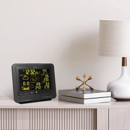 Sencor - Професионална метеорологична станция с цветен LCD дисплей 5V/1xCR2032 + 3xAA