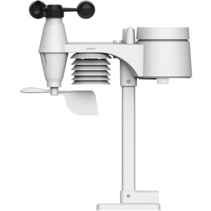Sencor - Професионална метеостанция с цветен LCD дисплей и будилник 5V/1xCR2032 + 3xAA Wi-Fi