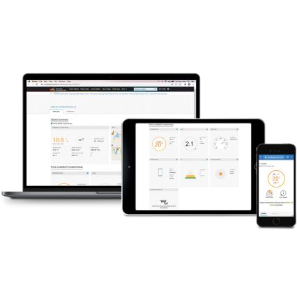 Sencor - Професионална метеорологична станция с цветен LCD дисплей 1xCR2032 + 3xAA Wi-Fi