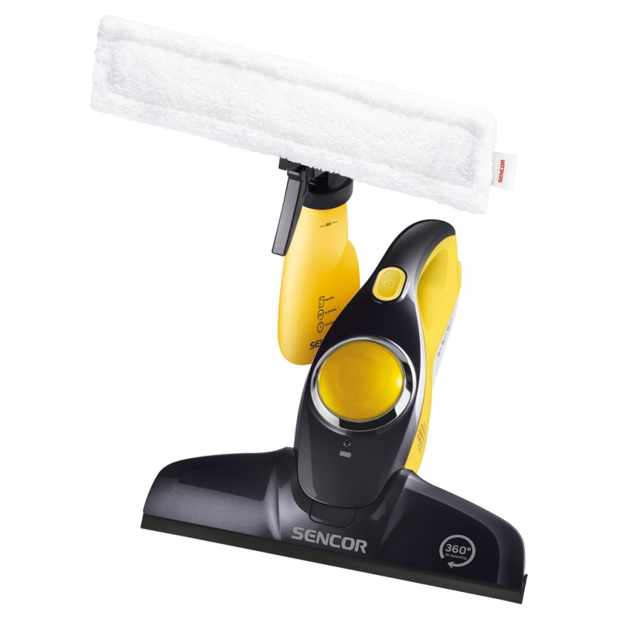 Sencor - Прозоречен почистващ уред 15W/3,6V/700 mAh IPX4