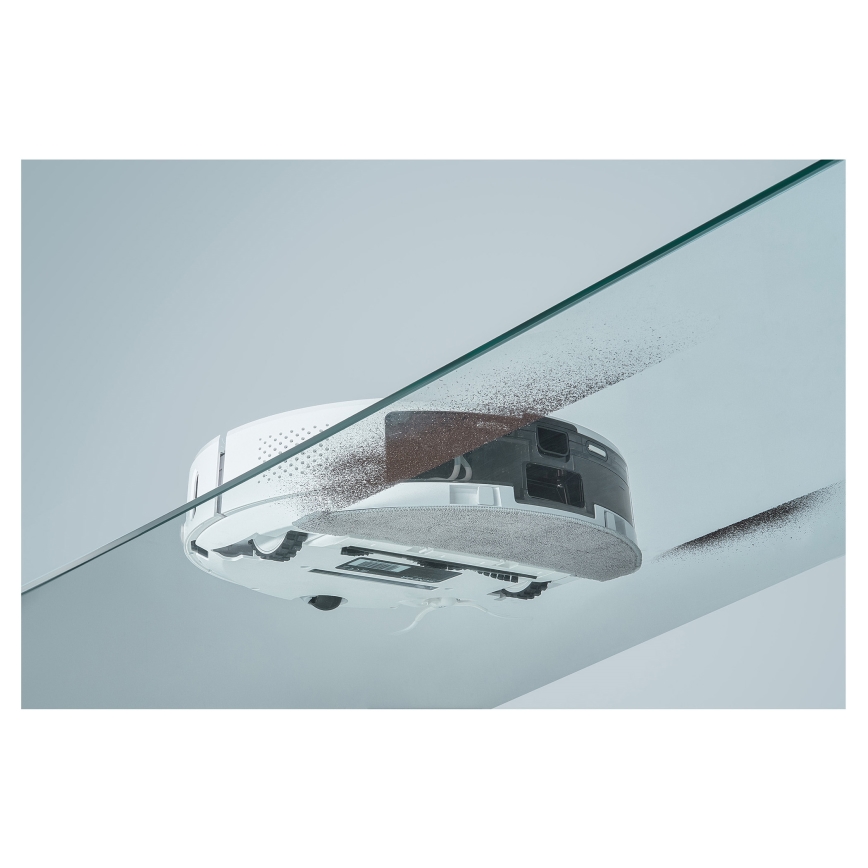 Sencor - Робот-прахосмукачка с моп 2 в 1, 50 W / 5000 mAh, Wi‑Fi, бяла, с дистанционно управление