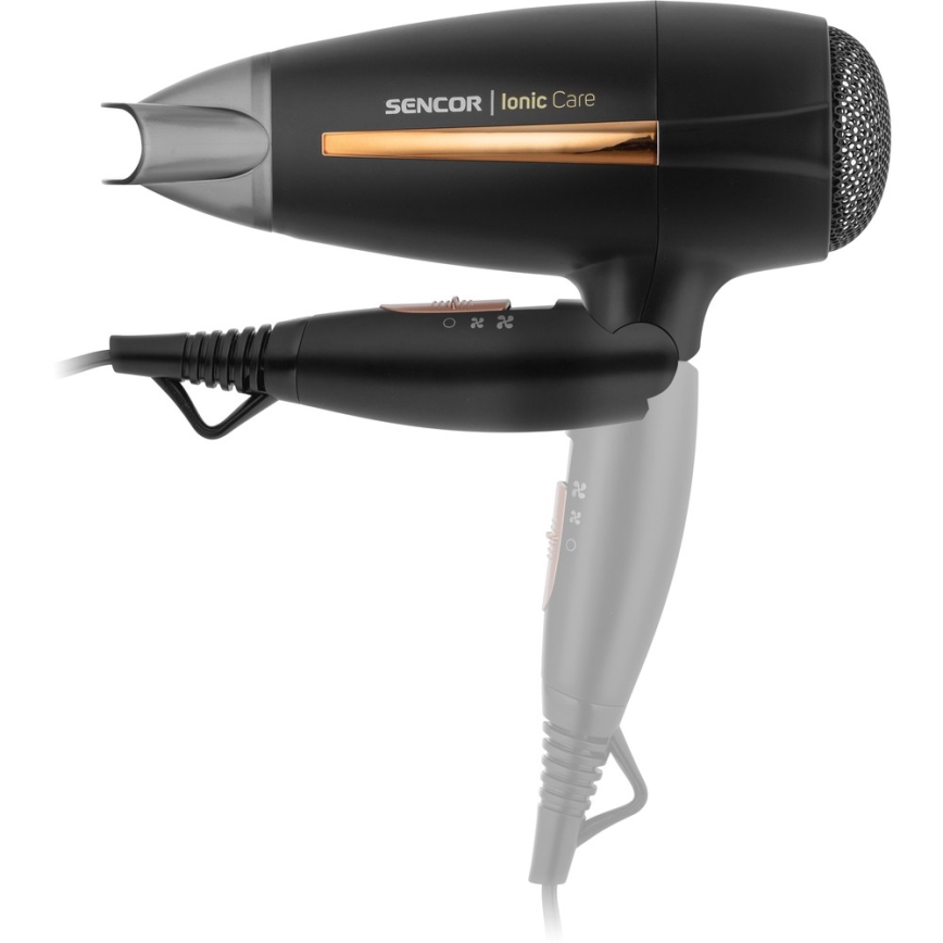 Sencor - Сешоар 2000W/230V черен/златист