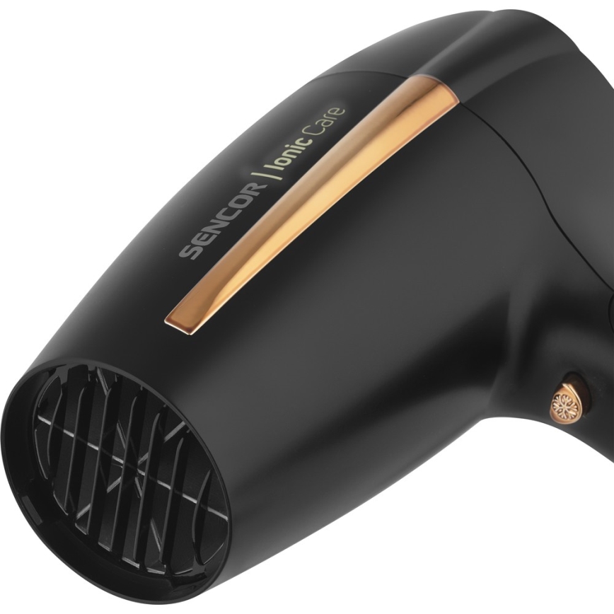 Sencor - Сешоар 2000W/230V черен/златист