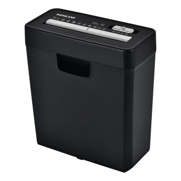 Sencor - Шредер за хартия A4 обем 10 l 190W/230V черен
