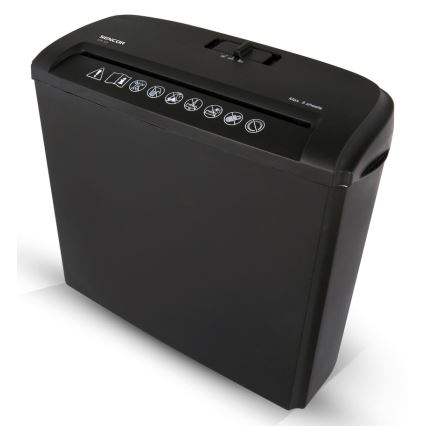 Sencor - Шредер за хартия A4 обем 7л 230V черен