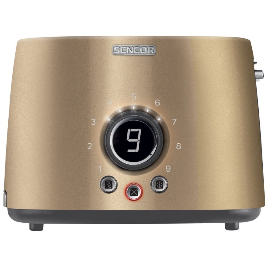 Sencor - Тостер с 2 отвора и претопляне 1000W/230V бежов