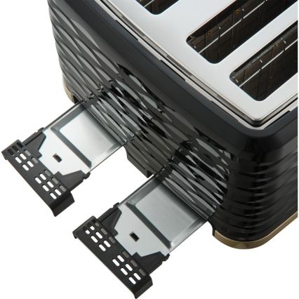 Sencor - Тостер с четири отвора 1600W/230V черен/бежов