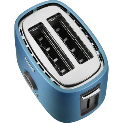Sencor - Тостер за две филийки с подгряваща решетка 1000W/230V син