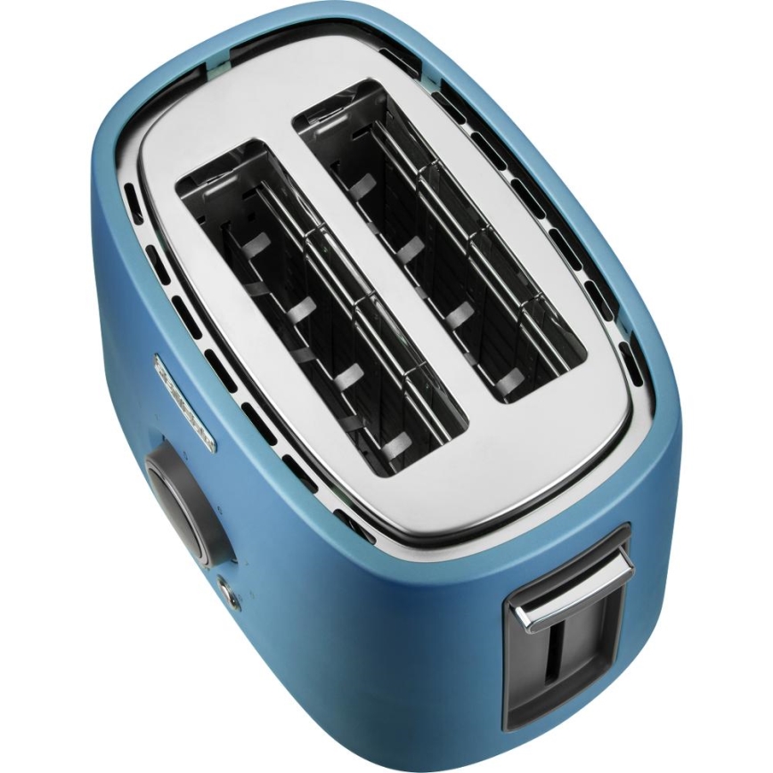Sencor - Тостер за две филийки с подгряваща решетка 1000W/230V син