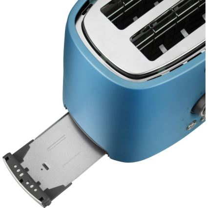 Sencor - Тостер за две филийки с подгряваща решетка 1000W/230V син