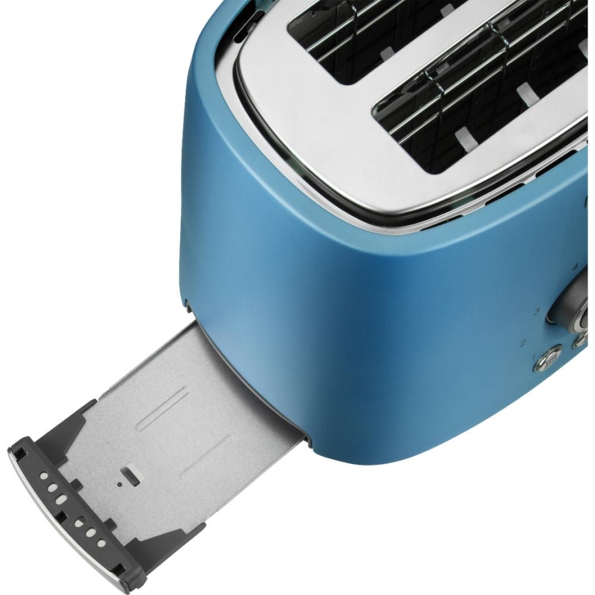 Sencor - Тостер за две филийки с подгряваща решетка 1000W/230V син