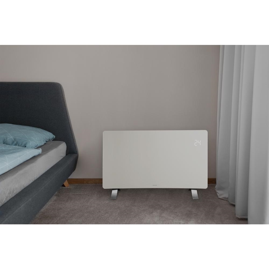 Sencor - Умен електрически нагревател/конвектор 1200/2400W/230V IP24 Wi-Fi бял