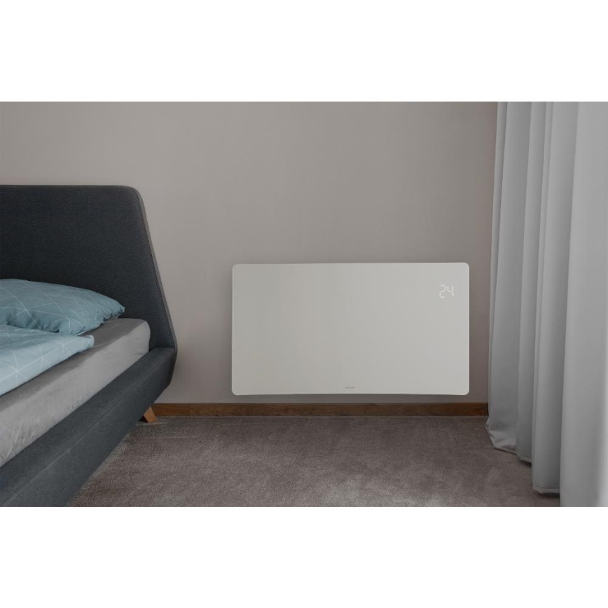 Sencor - Умен електрически нагревател/конвектор 1200/2400W/230V IP24 Wi-Fi бял