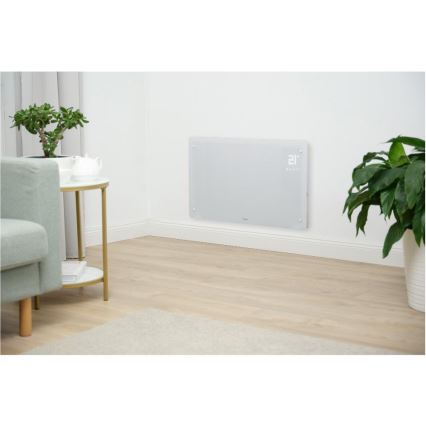 Sencor - Умен електрически конвектор/нагревател 2000W/230V IP24 Wi-Fi, бял + дистанционно управление
