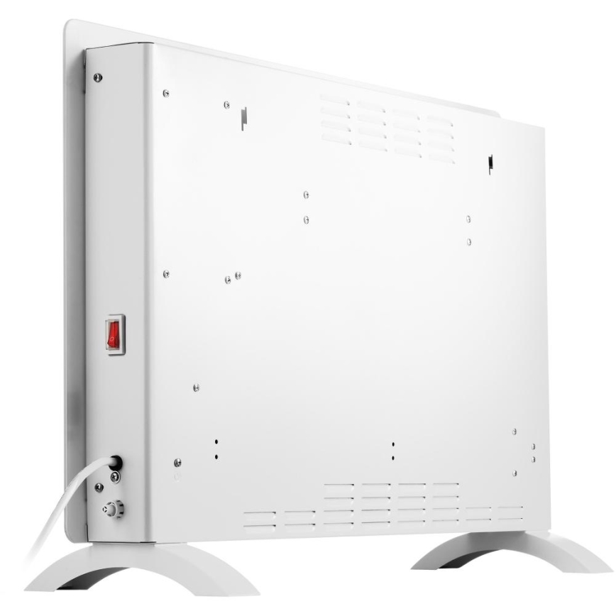 Sencor - Умен електрически конвектор/нагревател 2000W/230V IP24 Wi-Fi, бял + дистанционно управление