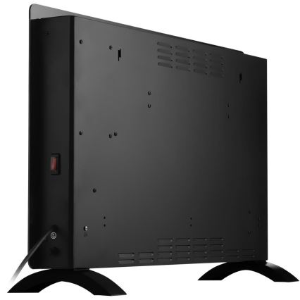 Sencor - Интелигентен директен електрически нагревател/конвектор 2000W/230V IP24 Wi-Fi черен + дистанционно управление