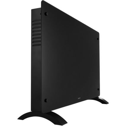 Sencor - Интелигентен директен електрически нагревател/конвектор 2000W/230V IP24 Wi-Fi черен + дистанционно управление