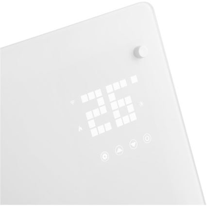 Sencor - Умен електрически конвектор/нагревател 2000W/230V IP24 Wi-Fi, бял + дистанционно управление