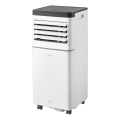Sencor - Умен мобилен климатик 3 в 1 с включени всички необходими аксесоари 760W/230V 7000 BTU Wi-Fi бял + дистанционно управление